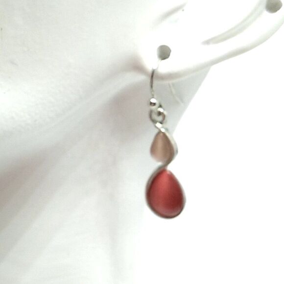 Infinity Pendant Simulated Gemstone Necklace & Earring Set Faux gemstone jewelry - Picture 9 of 15